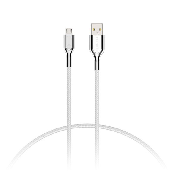 Cygnett Armoured Micro to USB-A Cable 1M -White Online