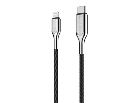 Cygnett Armored Lightning To USB-C Cable 2M - Black on Sale