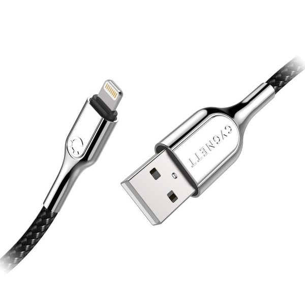 Cygnett Armoured Lightning to USB-A Cable 1M - Black Online now