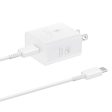 Samsung 25W Travel Adapter With Cable - White Supply