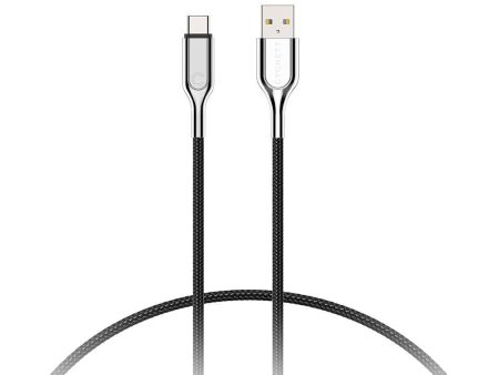 Cygnett Armoured 2.0 USB-C to USB-A  (3A 60W ) Cable 1M - Black For Cheap