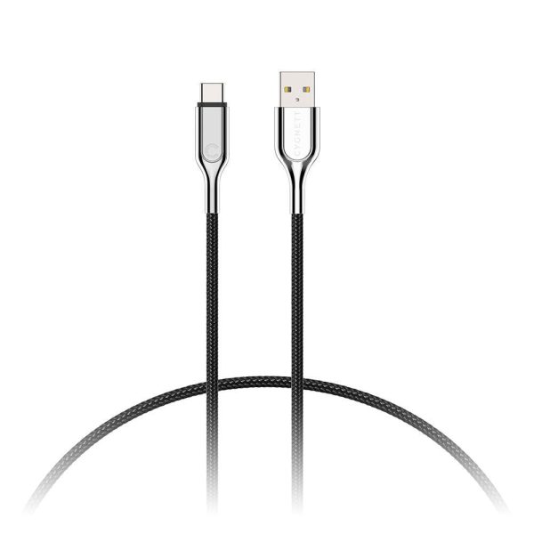 Cygnett Armoured 2.0 USB-C to USB-A  (3A 60W ) Cable 1M - Black For Cheap