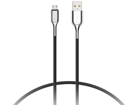 Cygnett Armoured Micro to USB-A Cable 1M - Black Online Sale