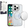 Metkase Magnetic Circle Ring Transparent Premium Acrylic Case for iPhone 15 Plus - Clear For Cheap