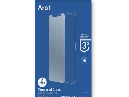 ARQ1 Tempered Glass Screen Protector For iPhone 11 Pro Max - 2Pk Supply