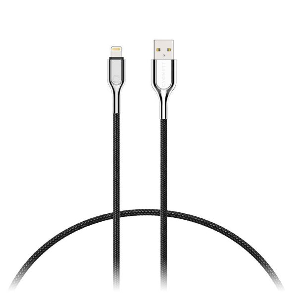 Cygnett Armoured Lightning to USB-A Cable 1M - Black Online now