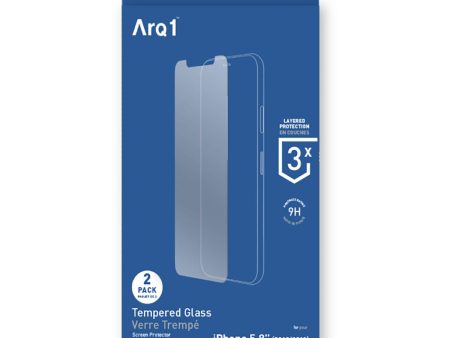 ARQ1 Tempered Glass Screen Protector For iPhone 11 Pro - 2Pk For Sale