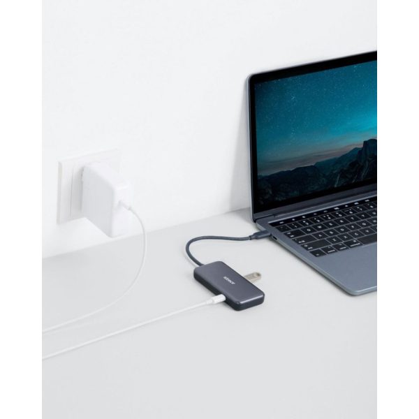 Anker Premium 4-in-1 USB-C Hub - Gray Sale