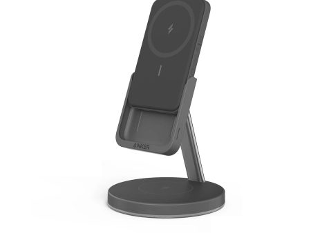 Anker MagGo 5K MAH 2-IN-1 Magnetic Battery Stand - Black Online now