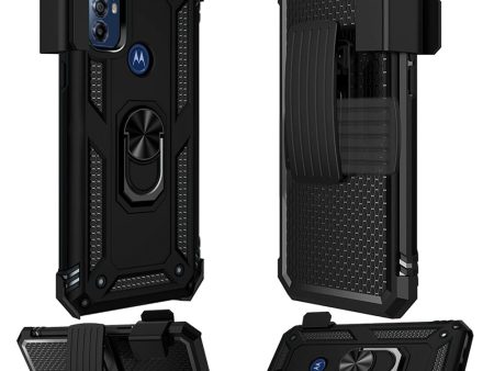 Hybrid Case For Samsung A54 5G - Blue - Peak 3-in-1 Tough With Stand Wild Flag Online now