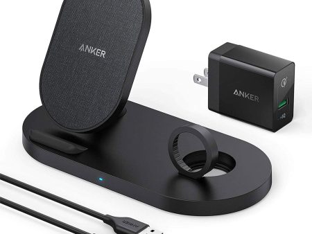 Anker Powerwave Wireless Charging Station with QC Charger and 2-in-1 Stand Hot on Sale