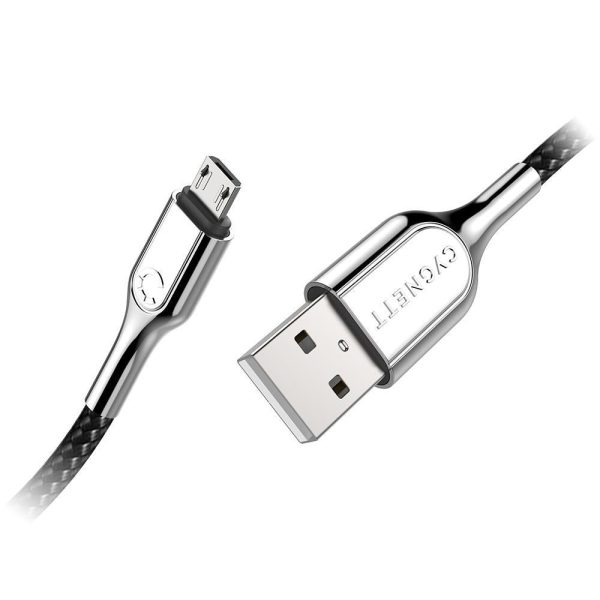 Cygnett Armoured Micro to USB-A Cable 1M - Black Online Sale