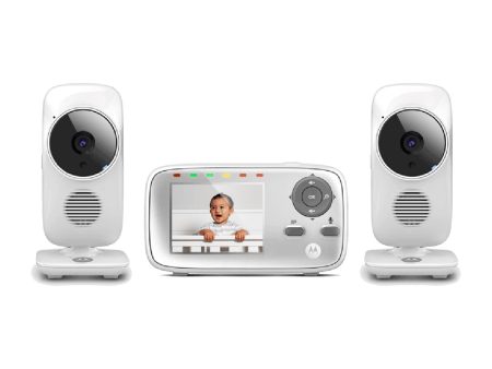 Motorola MBP483-2 2.8  Video Baby Monitor With Two Cameras Fashion