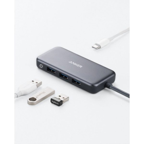 Anker Premium 4-in-1 USB-C Hub - Gray Sale