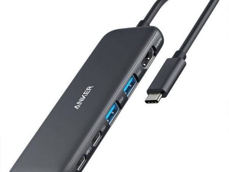 Anker PowerExtend 5-IN-1 USB-C Hub - Black Online Hot Sale