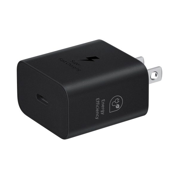 Samsung 25W Travel Adapter (No Cable) - Black on Sale