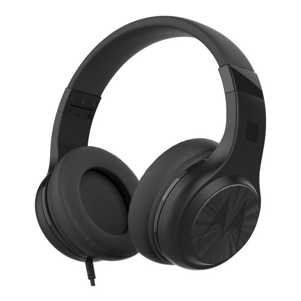 Motorola Pulse 120 Wired Headphones - Black Online now