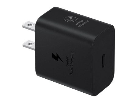 Samsung 25W Travel Adapter (No Cable) - Black on Sale