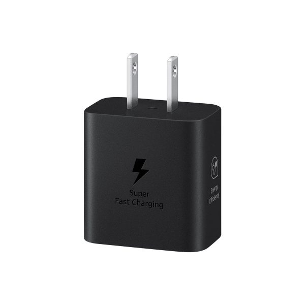 Samsung 25W Travel Adapter (No Cable) - Black on Sale