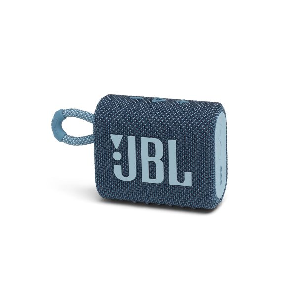 JBL Go 3 Portable Bluetooth Speaker - Blue Fashion