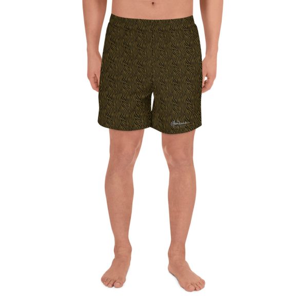 Olive Zebra Mens Shorts Cheap