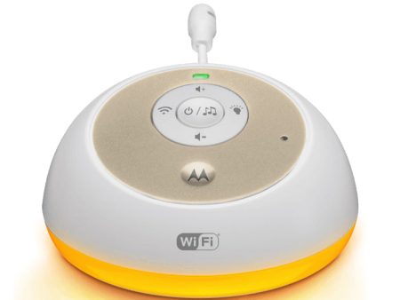 Motorola All-In-One Smart Soother And Audio Monitor - White on Sale