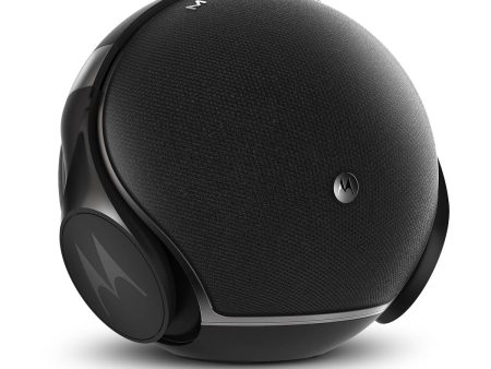 Motorola Sphere 2-In-1 Bluetooth Speaker With Over-Ear Headphones - Black on Sale