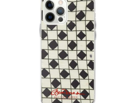 B&W Checkerboard Optical iPhone Case (select model) Online Hot Sale