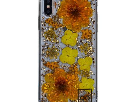 ROQQ Blossom Pressed Flowers Case For Apple iPhone XS Max - Yellow Cosmos Fashion