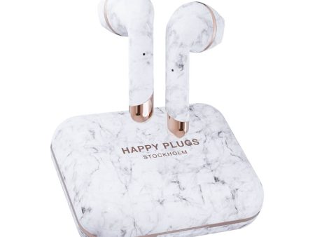 Happy Plugs Air 1 Plus - White Marble Hot on Sale