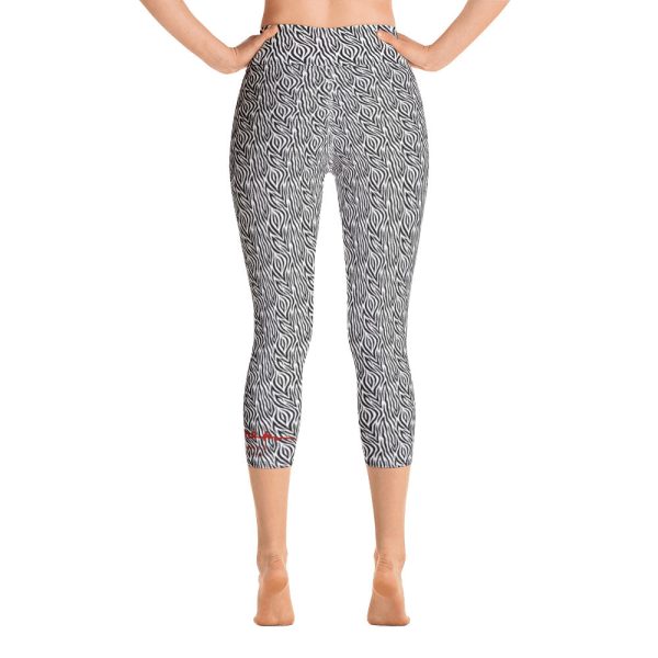 Zebra Yoga Capri Leggings Online Sale