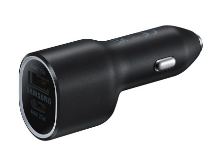 Samsung Dual Port 40W Car Charger (Type C Max 25W, Usb-A Max 25W) Discount