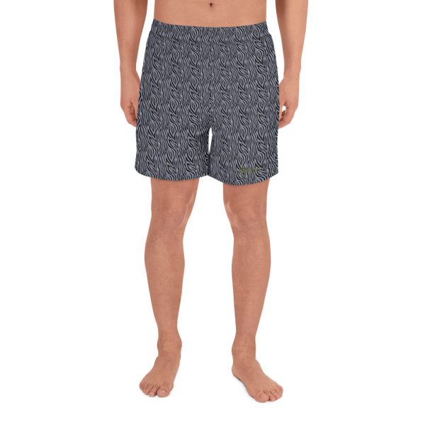 Grey Zebra Mens Shorts on Sale