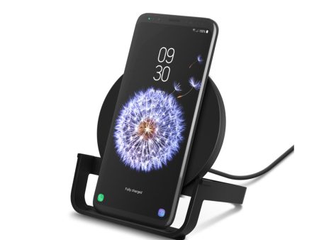 Belkin 10W Wireless Charging Stand (Certified Refurbished) - Black Hot on Sale