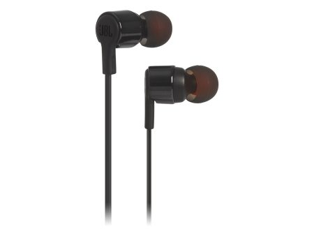 JBL Tune 210 Wired In-Ear Headphones - Black Online