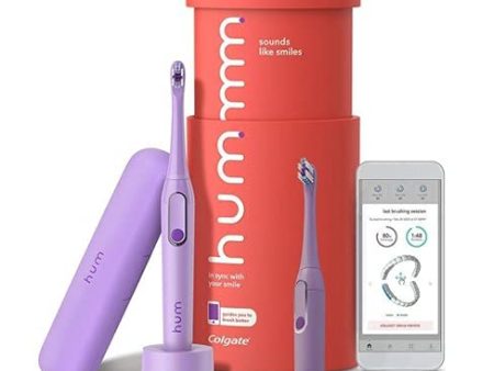 Colgate Hum Rechargeable Electric Toothbrush - Purple on Sale