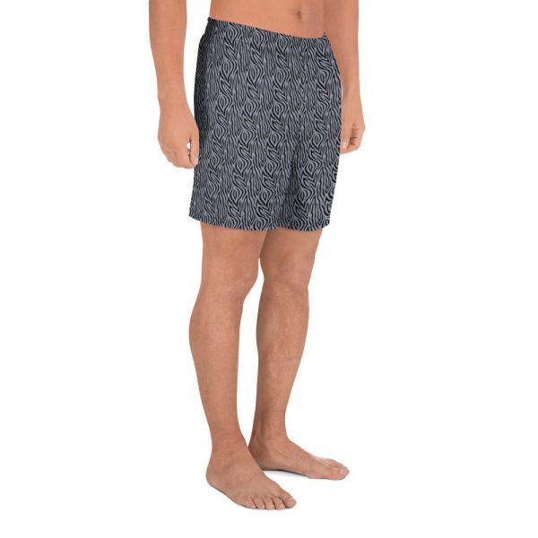 Grey Zebra Mens Shorts on Sale