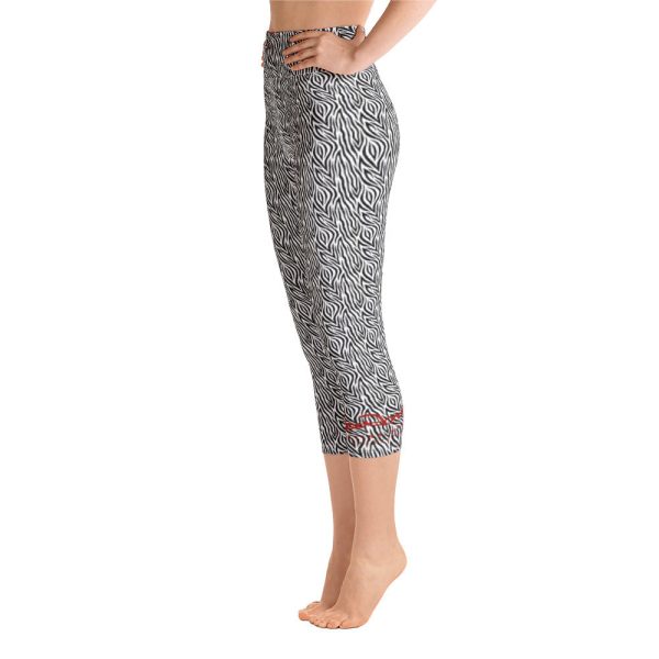 Zebra Yoga Capri Leggings Online Sale