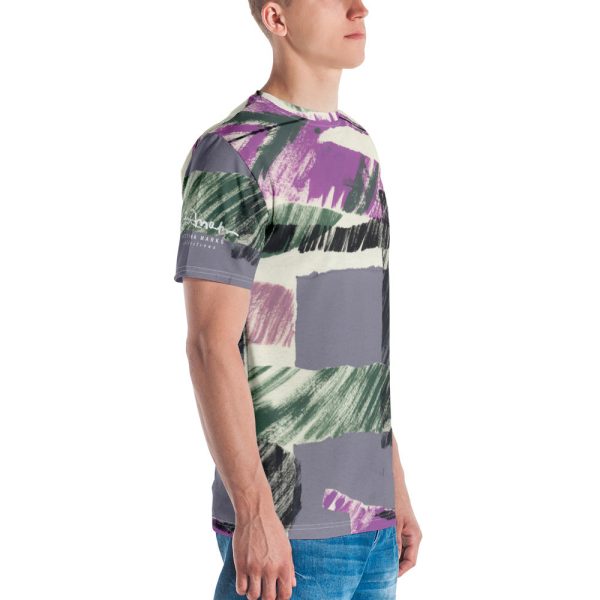 Abstract Engineered Collage Men s T-shirt Online