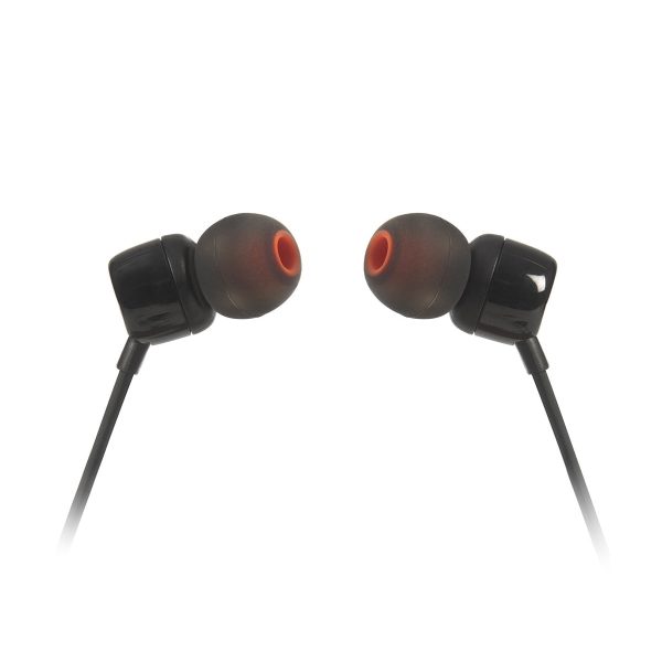 JBL Tune 110 Wired In-Ear Headphones - Black Online Sale