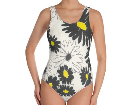 One-Piece Daisy Bathing Suit Online Hot Sale