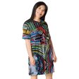 Whirl Wind T-shirt dress For Cheap