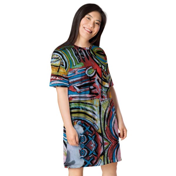 Whirl Wind T-shirt dress For Cheap