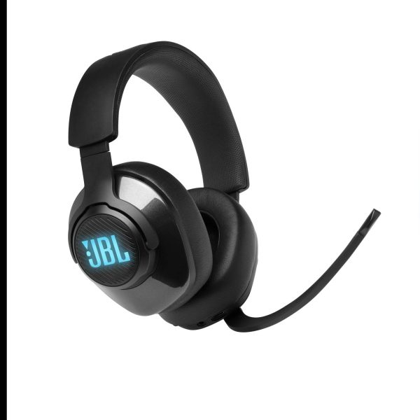 JBL Quantum400 Headphones USB Wired Over-Ear Gaming Headset With Quantumsurround And Rgb Lighting - Black Discount