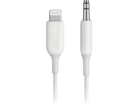 Anker 3.5mm Audio Adapter with Lightning Connector - White on Sale