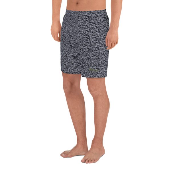 Grey Zebra Mens Shorts on Sale