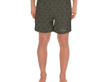 Khaki Zebra Mens Shorts Fashion