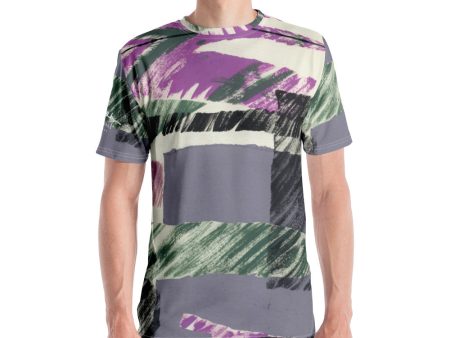 Abstract Engineered Collage Men s T-shirt Online