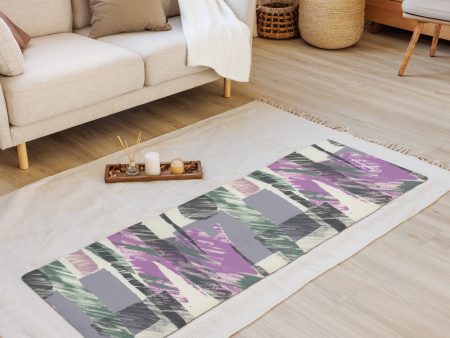 Abstract Collage Yoga Mat Hot on Sale