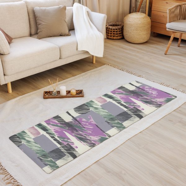 Abstract Collage Yoga Mat Hot on Sale